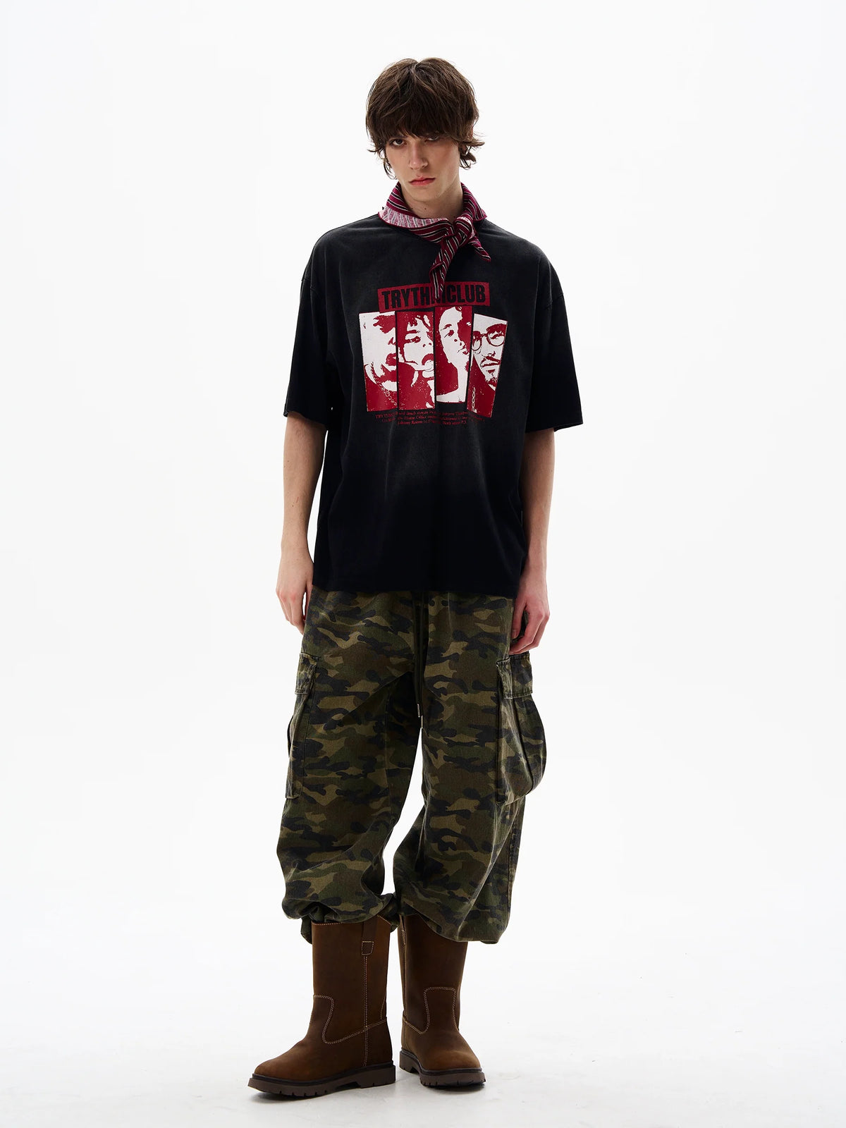Graphic Statement Band T-Shirt - Notkicks