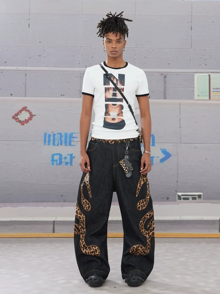 Ringer Tee with Photo Collage Graphic - Notkicks