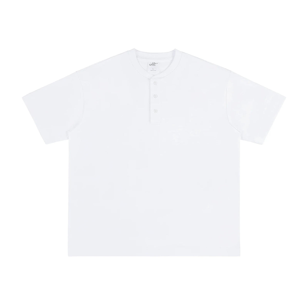 Core Crest Short-Sleeve Henley Tee - Notkicks