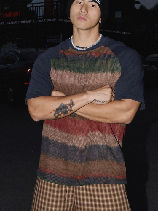 Midnight Canyon Gradient Knit Tee - Notkicks