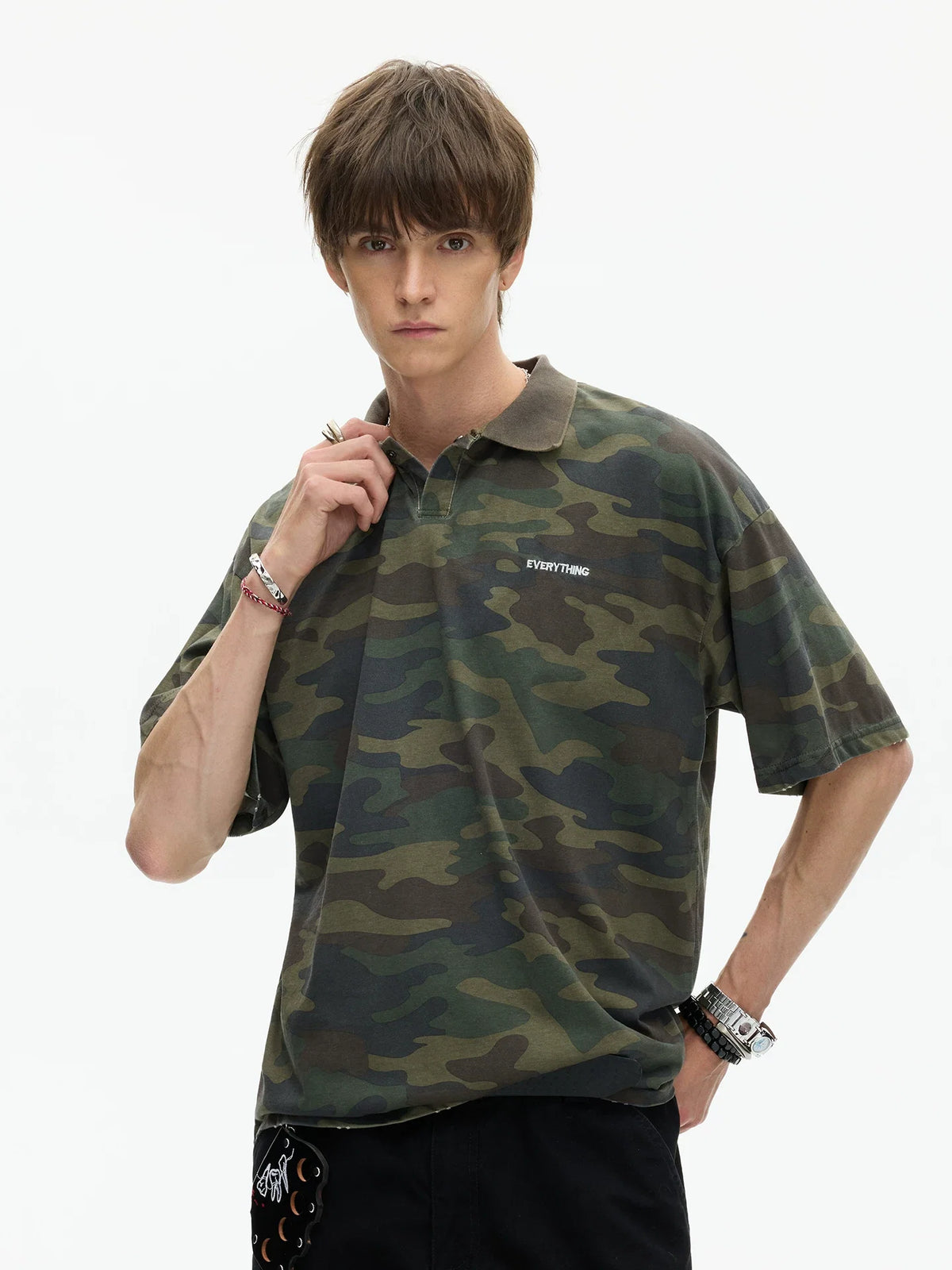 Evergreen Camo Everything Polo Tee - Notkicks