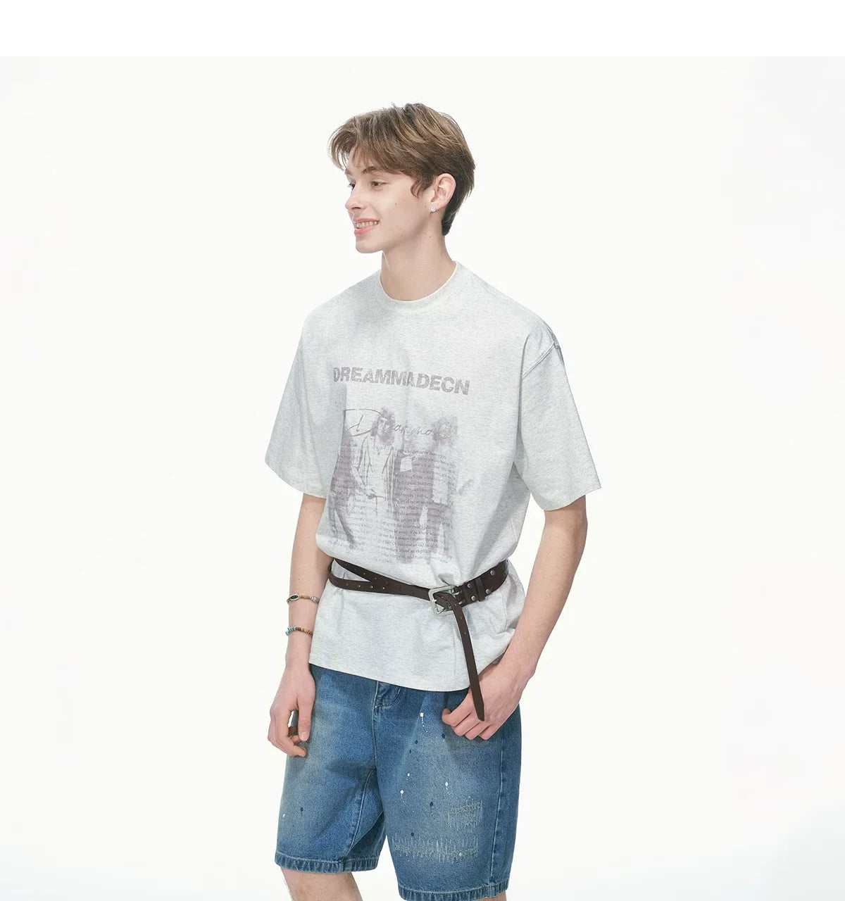 Dream Print Oversized Tee - Notkicks