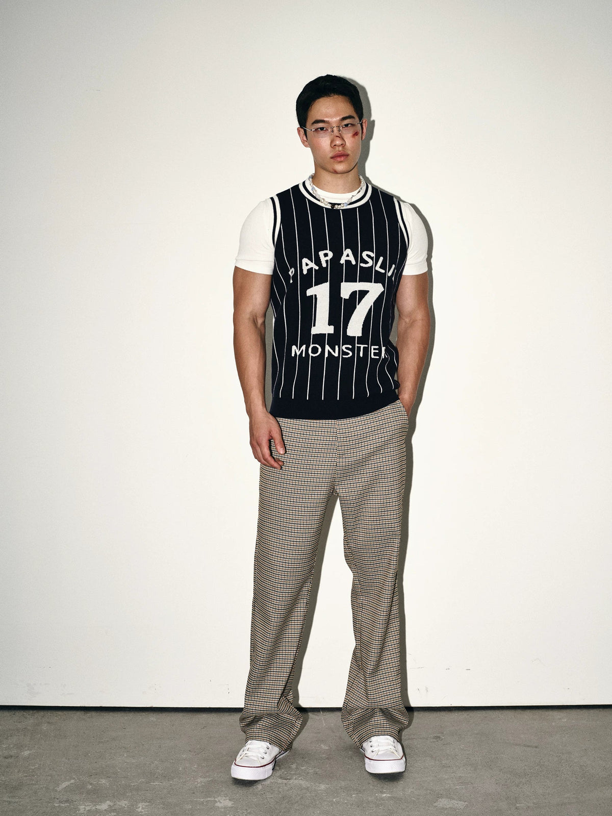 Pinstripe Knit Jersey Top - Notkicks