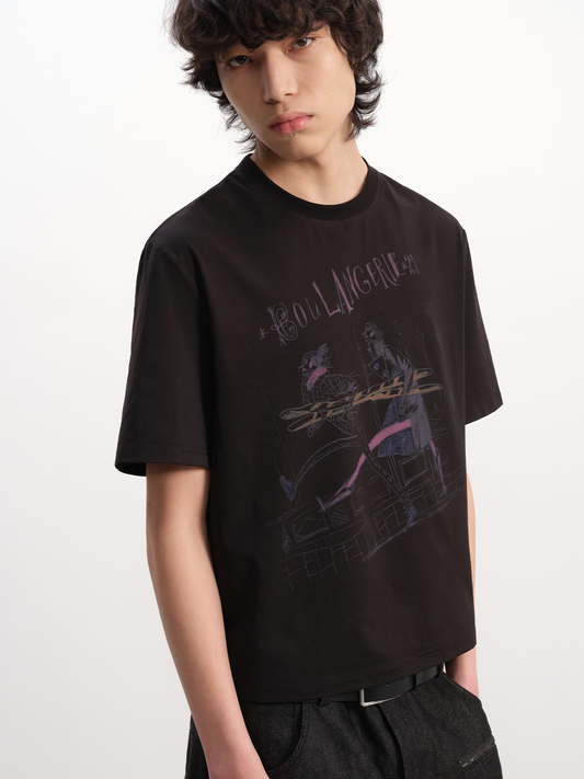Abstract Ballet Sketch Graphic Tee - Notkicks