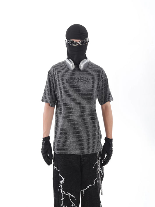Fracture Fade Striped Tee - Notkicks
