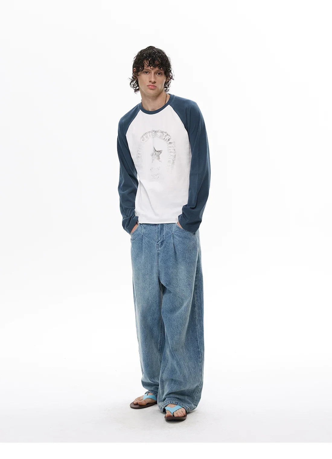 Faded Club Star Raglan Tee - Notkicks