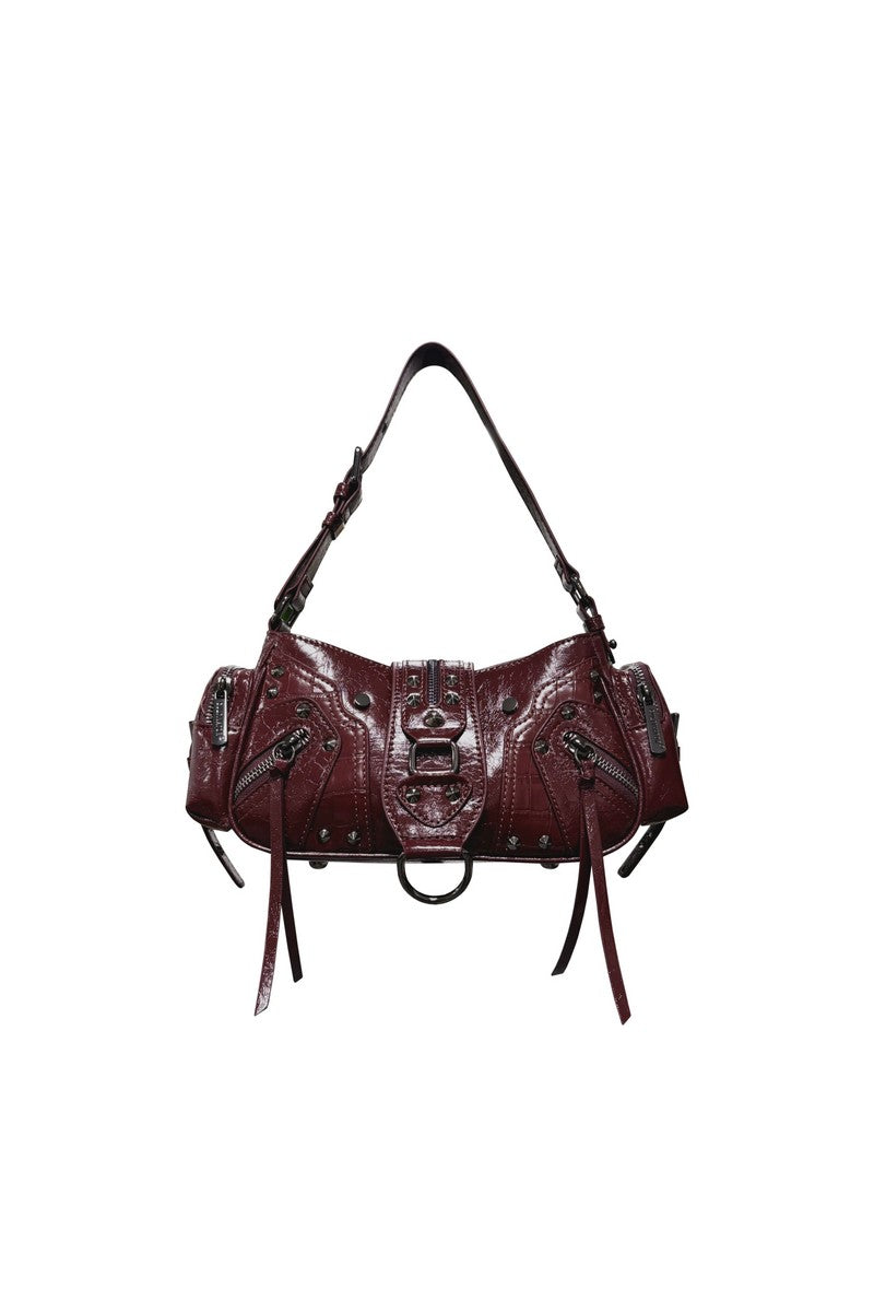 Waxed Leather Biker Bag - Notkicks