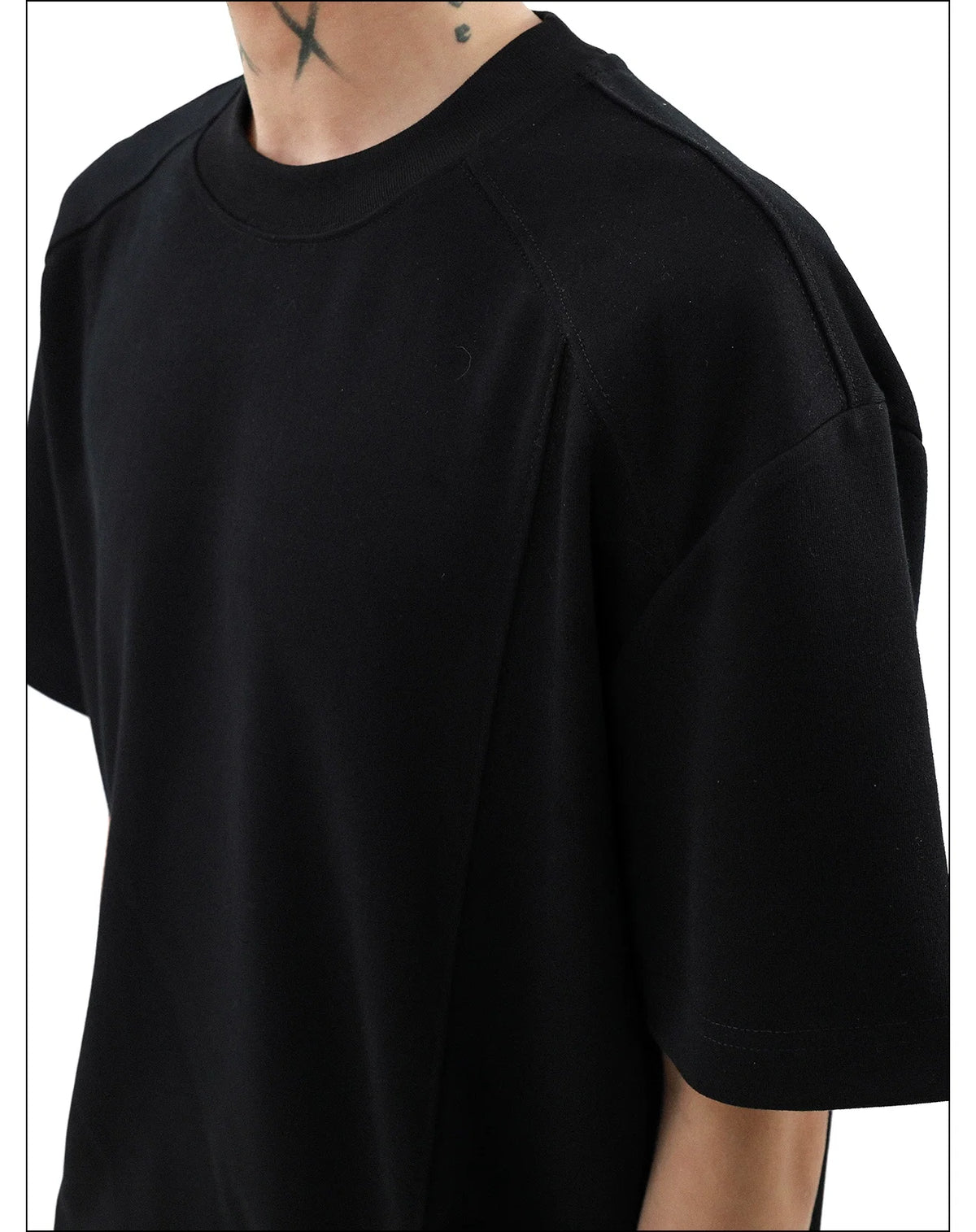 Silverline Seam Detail Relaxed Tee - Notkicks