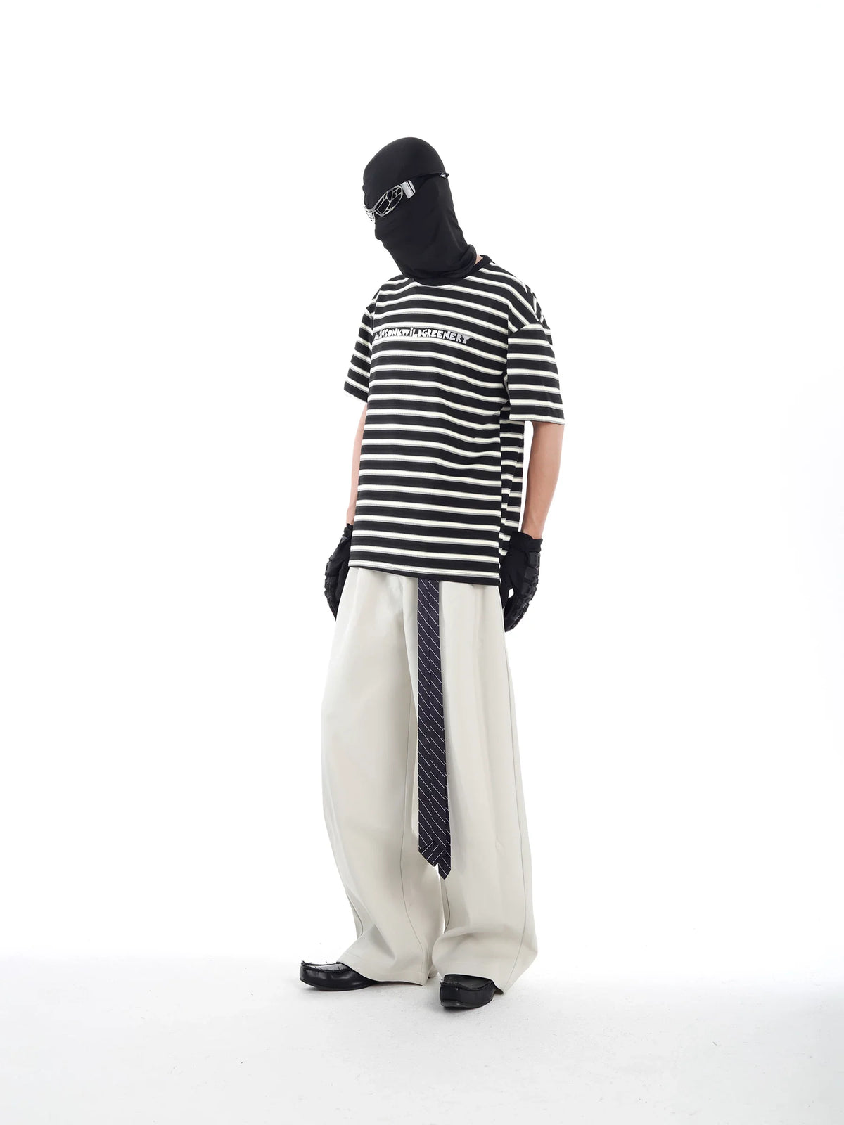 Static Signal Striped Tee - Notkicks