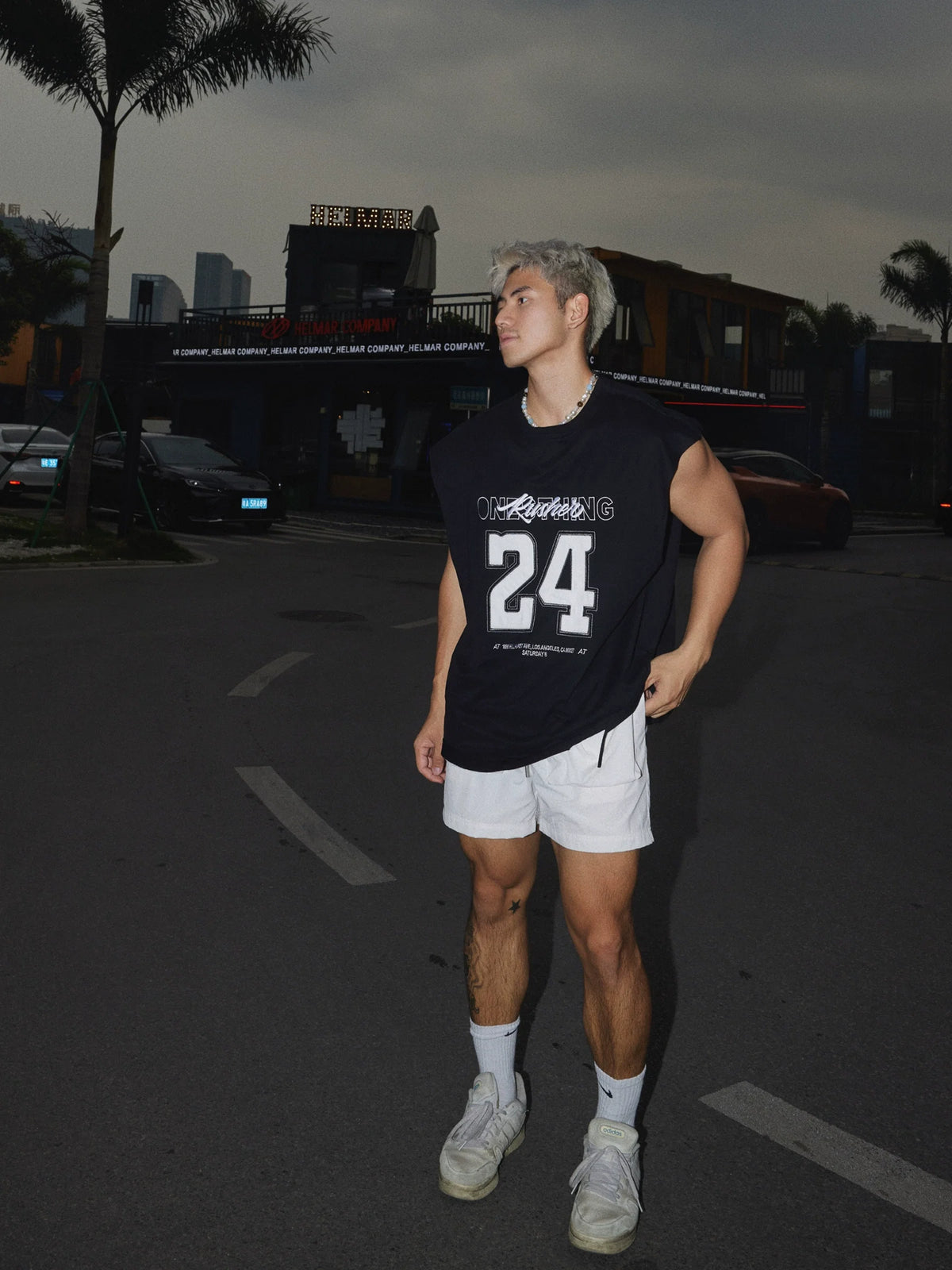 Sleeveless Graphic Muscle Tee - Notkicks