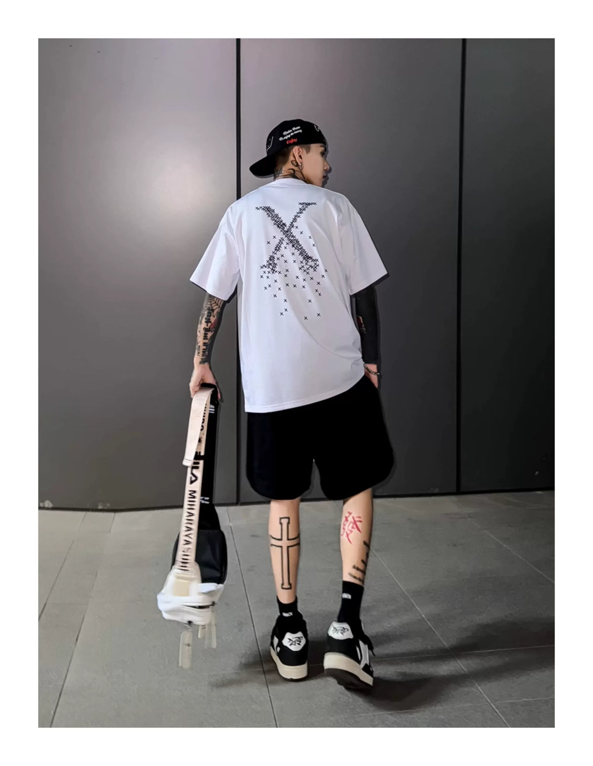 Crossfade Pixel‑X Graphic Tee - Notkicks