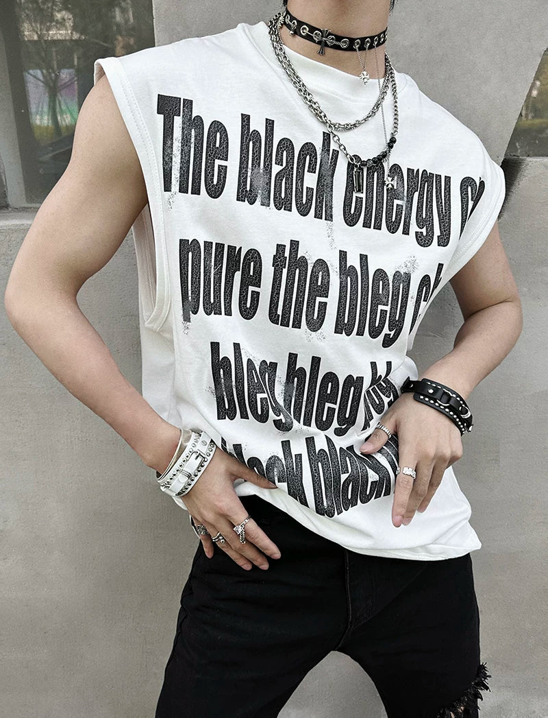 Black Energy Oversized Statement Tee - Notkicks