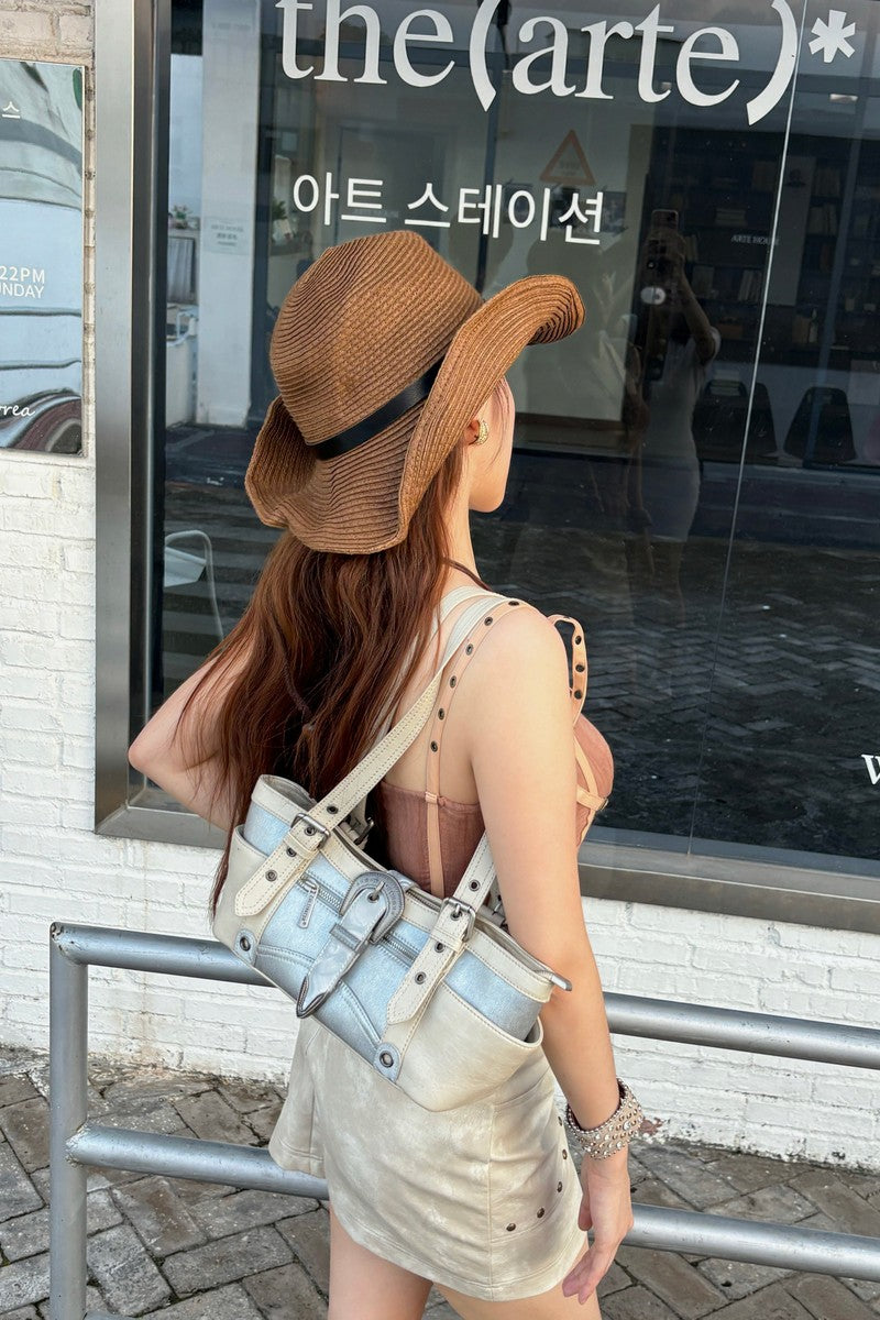 Vintage Buckle Underarm Bag - Notkicks