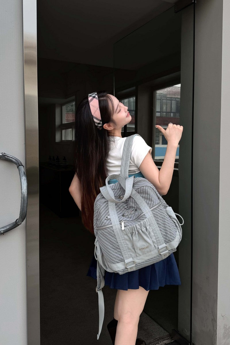 Ruched Nylon Backpack - Notkicks