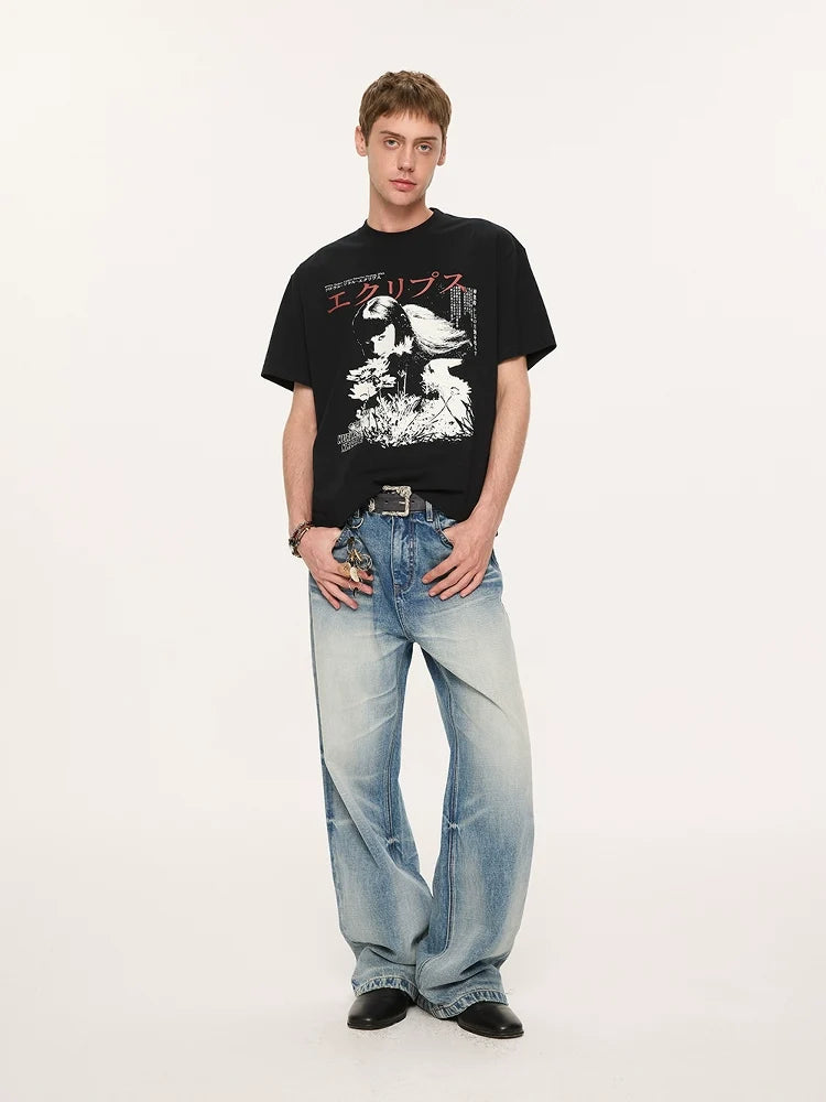 Japanese Graphic Print T-Shirts - Notkicks