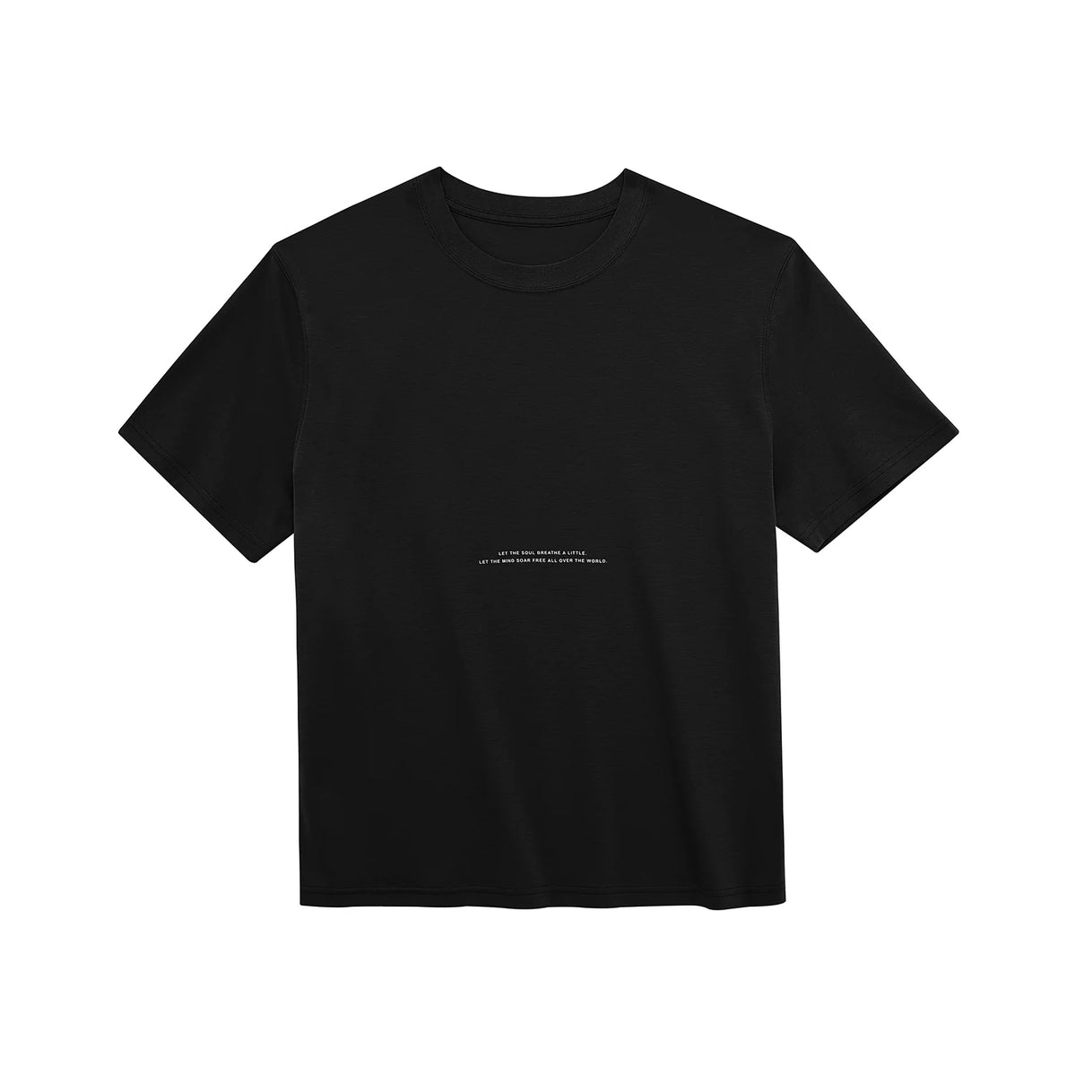 Color Block Letter Print Standard Tee - Notkicks