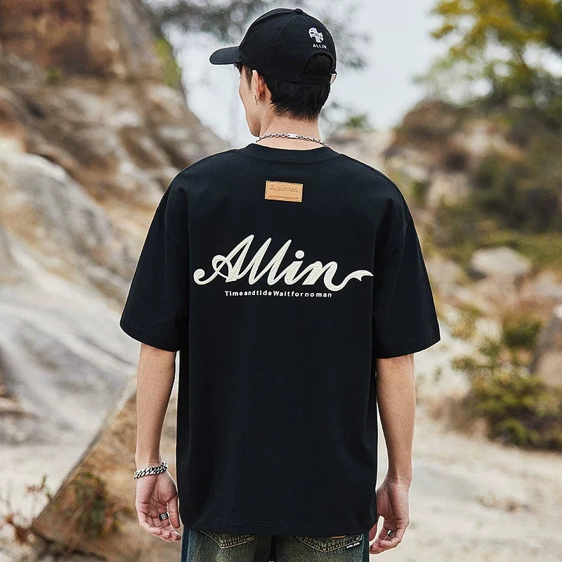 Heritage Script Graphic Oversized Tee - Notkicks