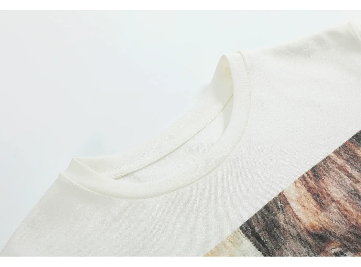 Twin Glare Portrait Graphic Tee - Notkicks