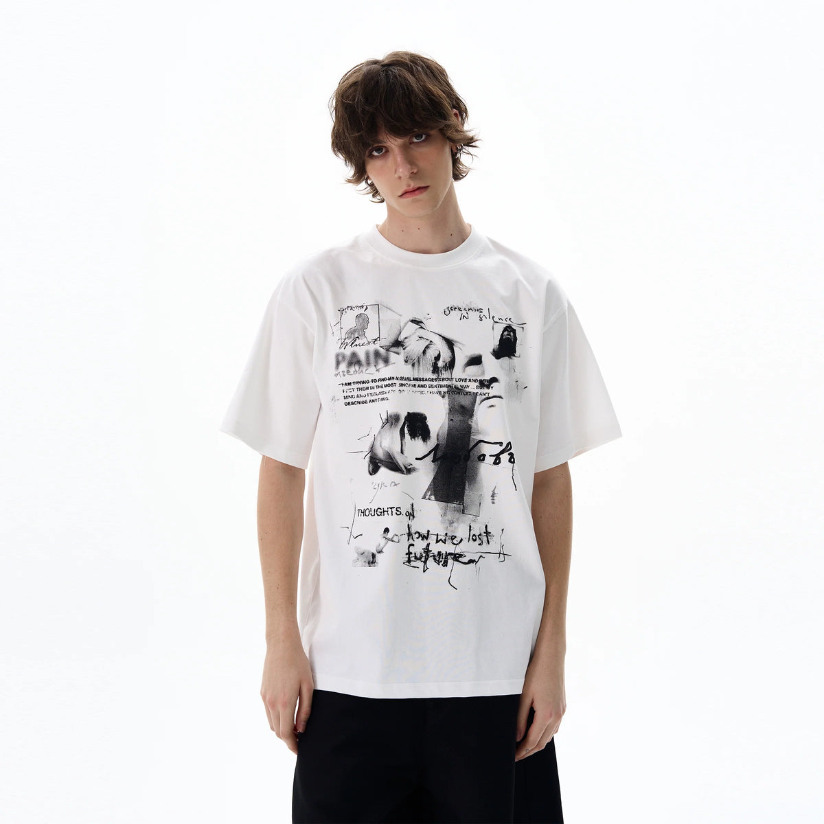 Abstract Grunge Graphic Tee - Notkicks