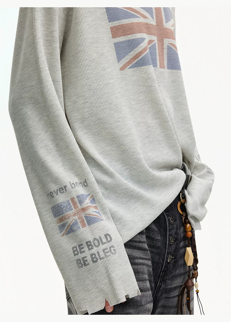 Union Wave Waffle Long-Sleeve Tee - Notkicks