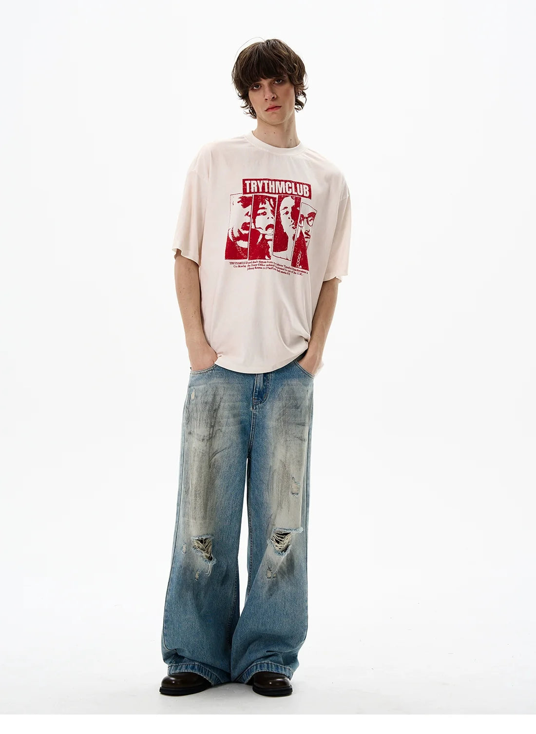 Graphic Statement Band T-Shirt - Notkicks