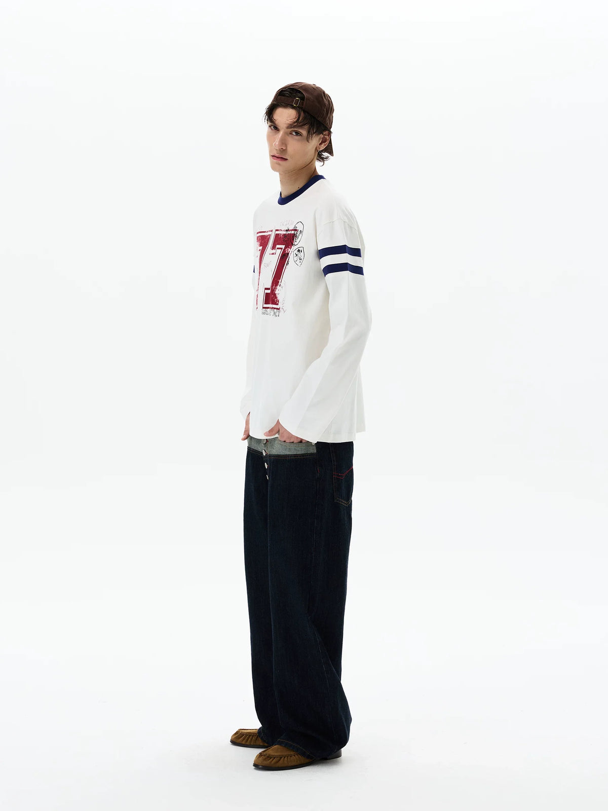 Chalkboard 77 Varsity Longsleeve Tee - Notkicks