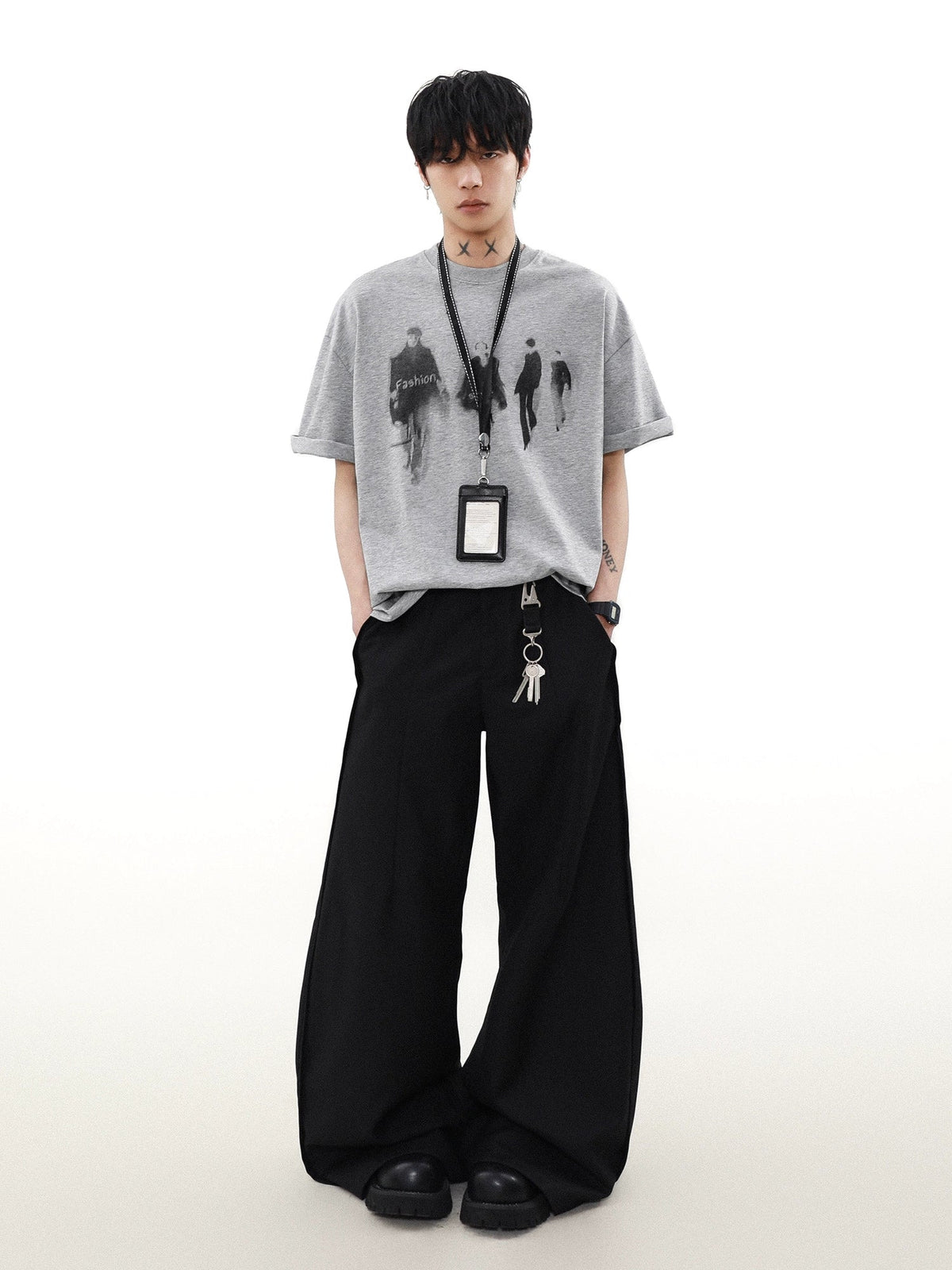 Runway Shadows Oversized Graphic Tee - Notkicks