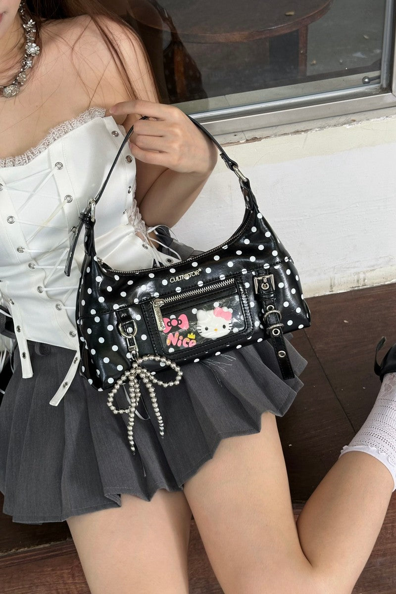 Waxed Polka Dot Bag - Notkicks