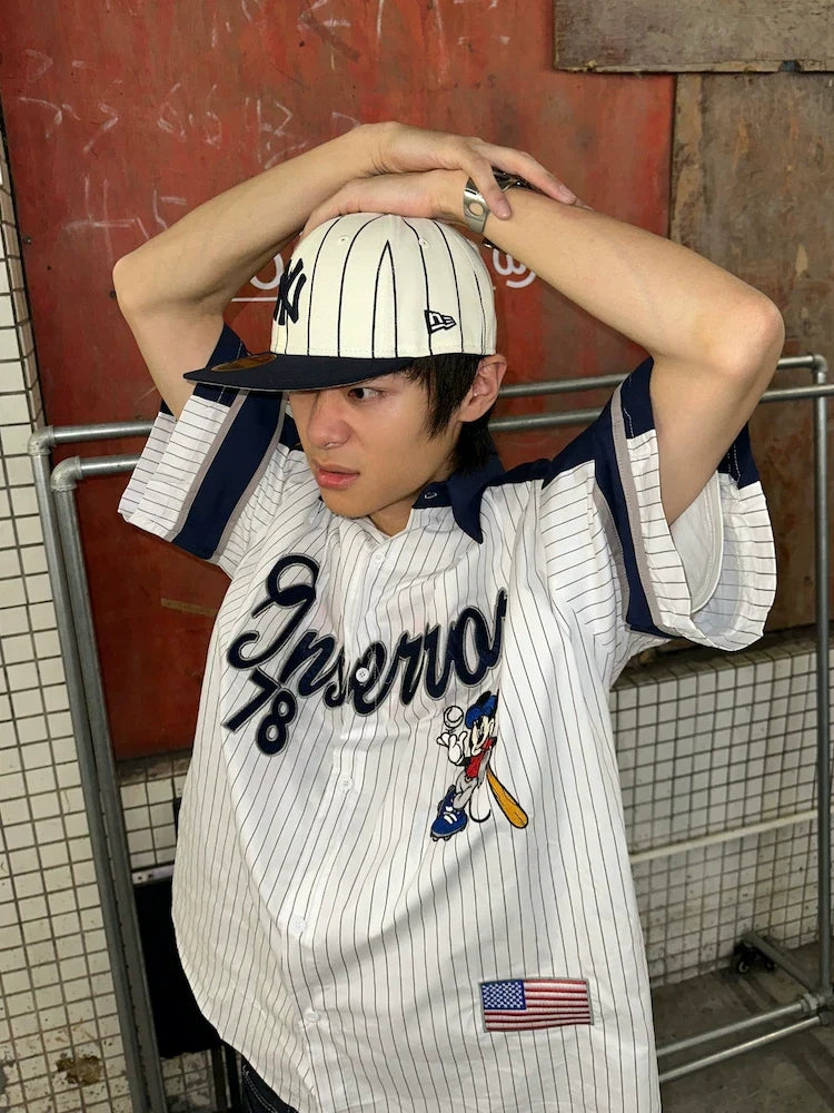 Backfield Error 78 Baseball Jersey - Notkicks