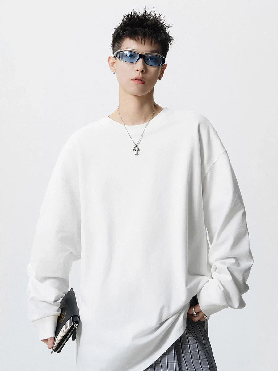 Cloudline Oversized Long-Sleeve Tee - Notkicks