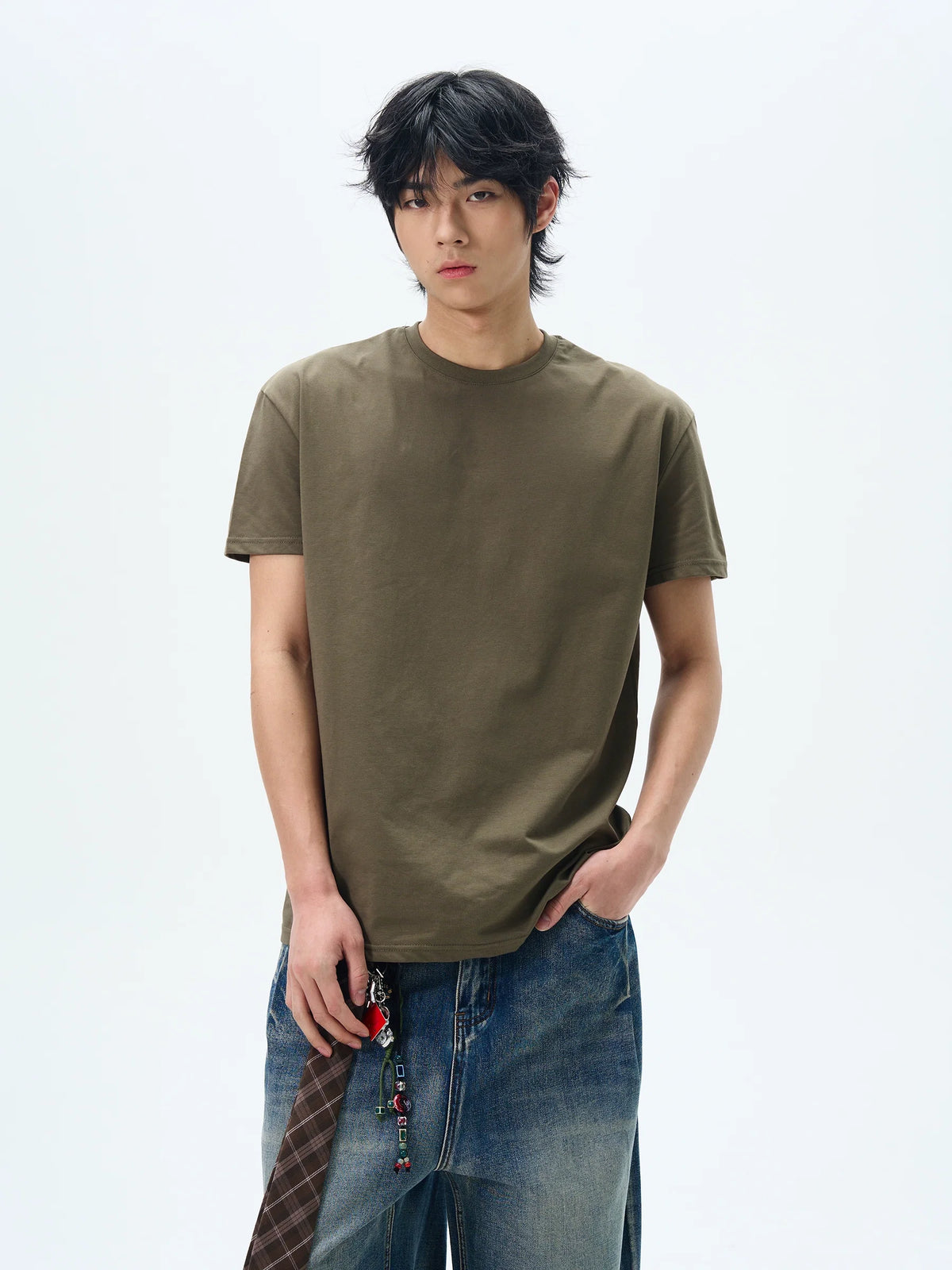 Classic Minimalist Crew Neck T-Shirt - Notkicks