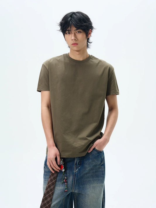 Classic Minimalist Crew Neck T-Shirt - Notkicks