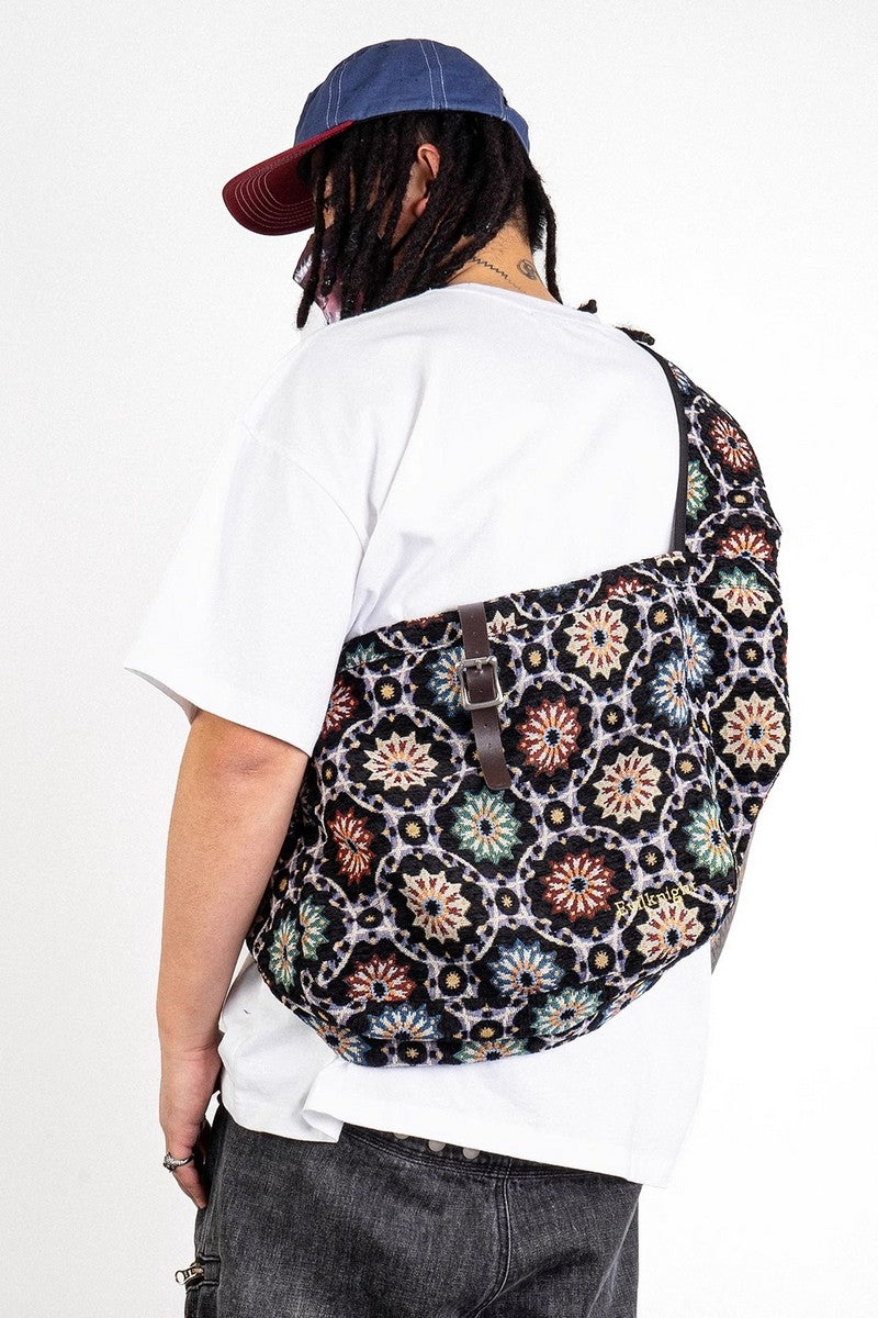 Jacquard Embroidered Crossbody Bag - Notkicks
