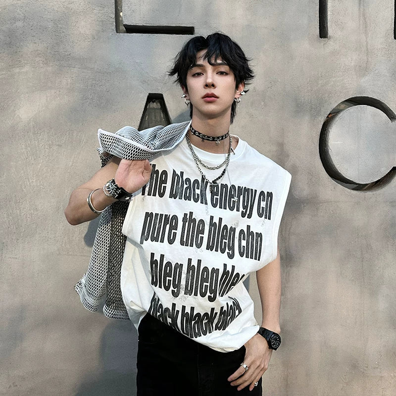 Black Energy Oversized Statement Tee - Notkicks