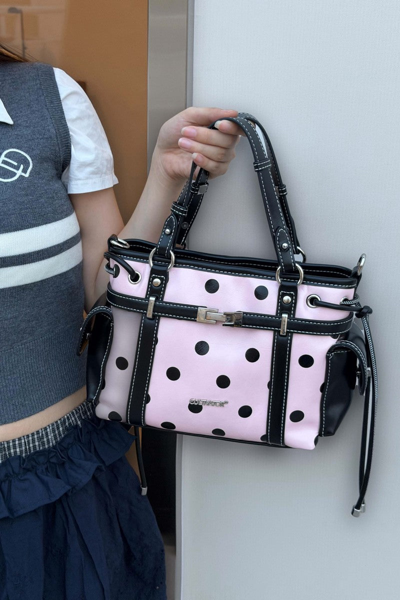 Polka Dot Basket Bag - Notkicks