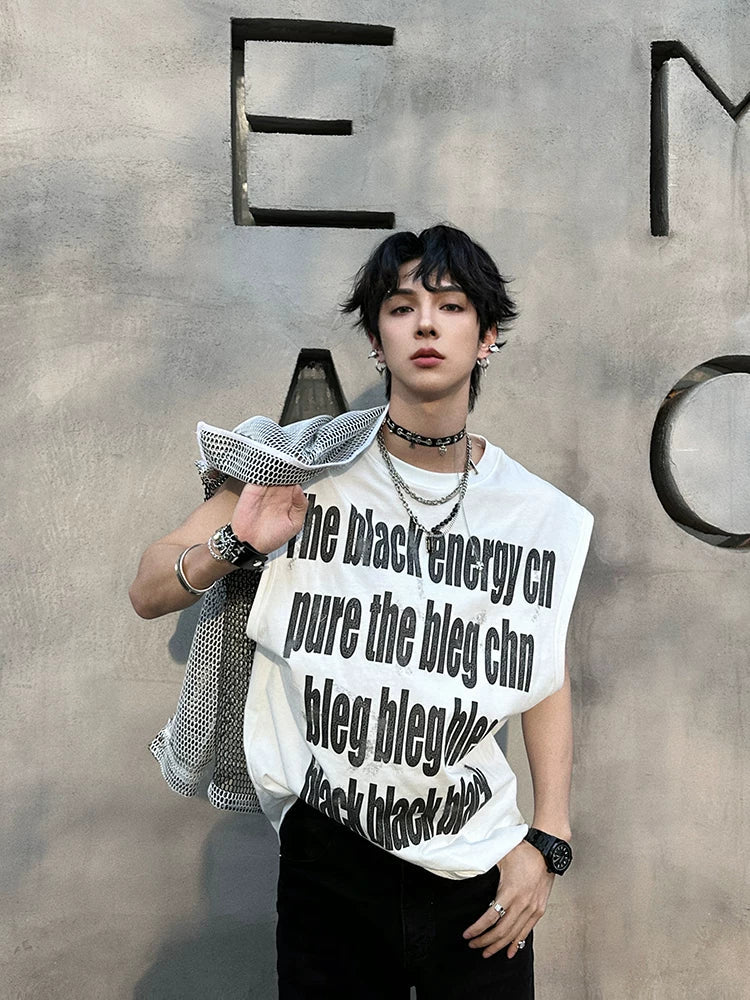 Black Energy Oversized Statement Tee - Notkicks