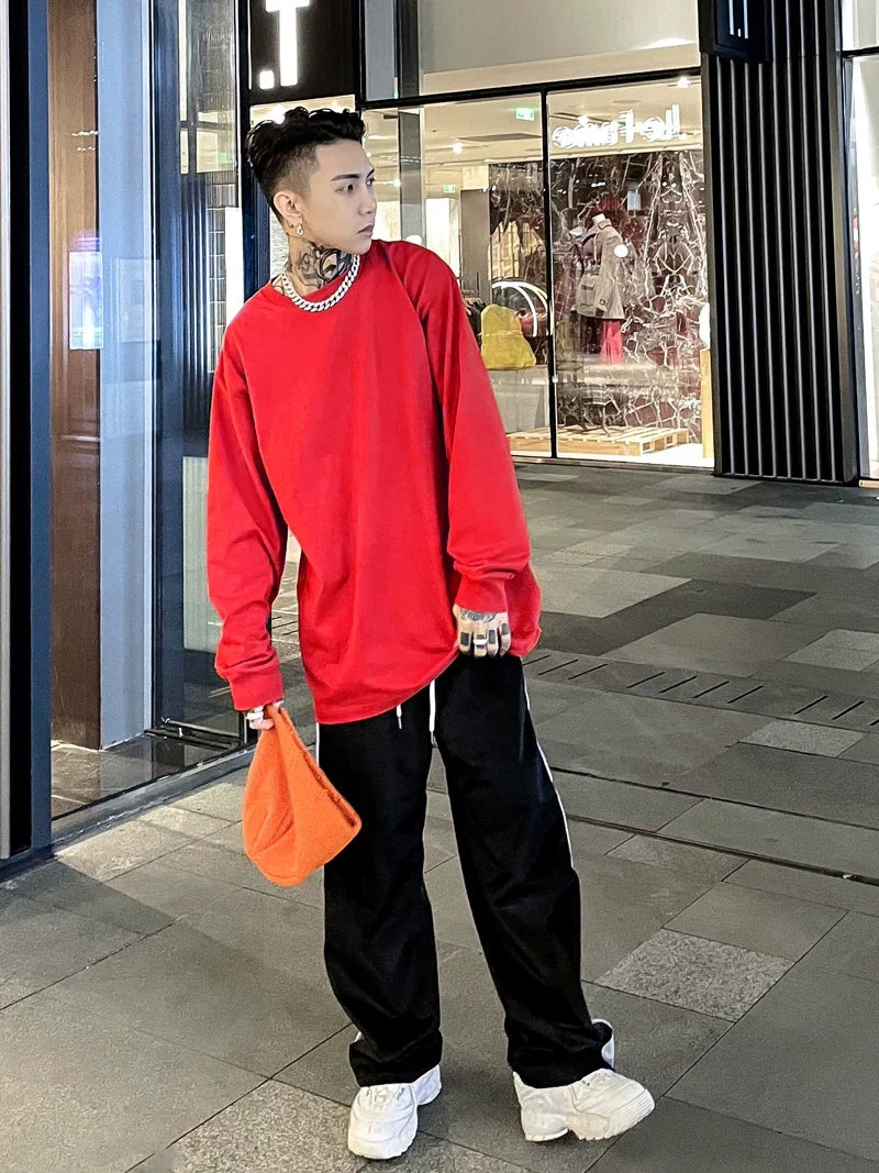 Essential Oversized Long‑Sleeve Tee - Notkicks