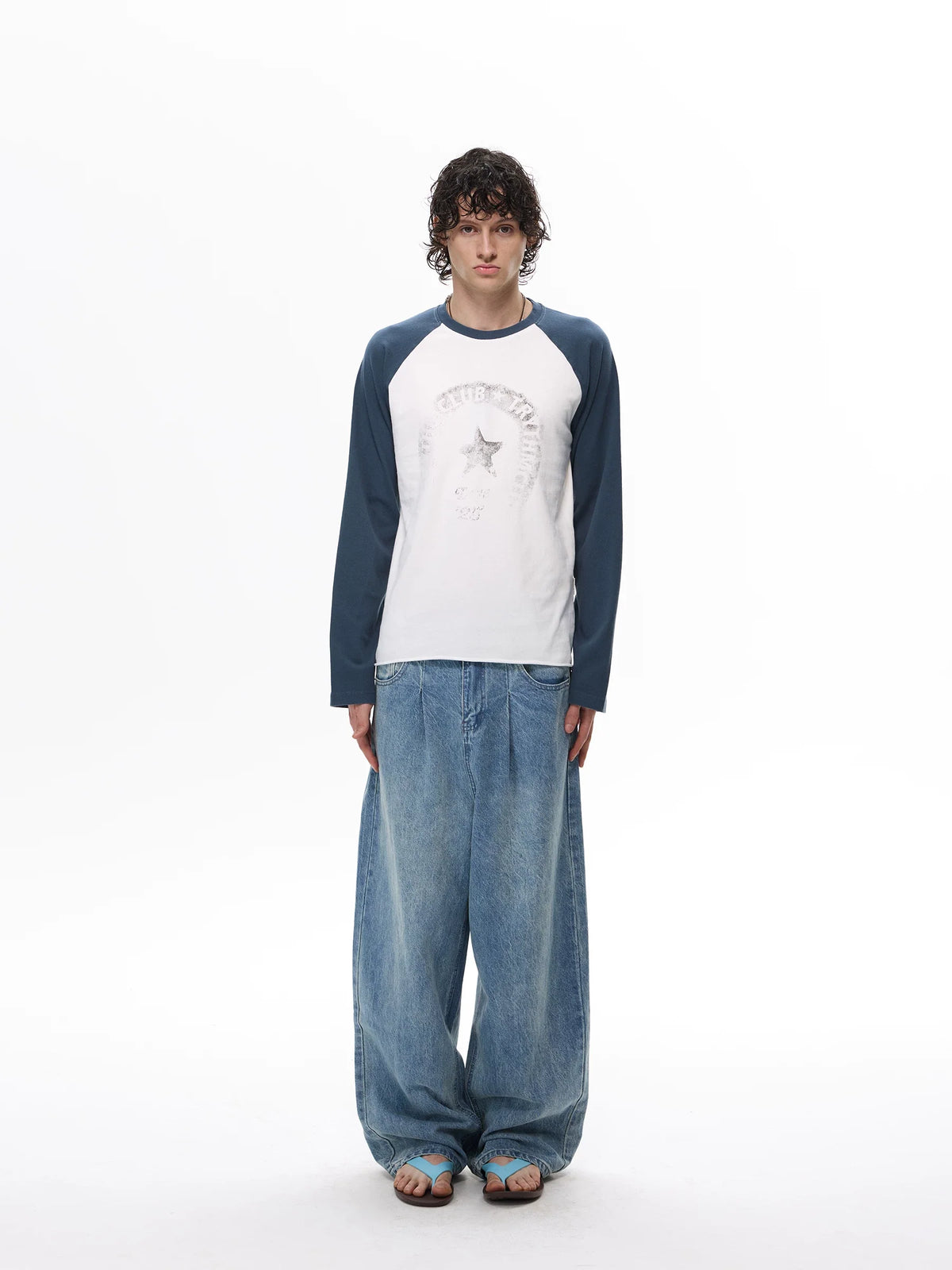 Faded Club Star Raglan Tee - Notkicks