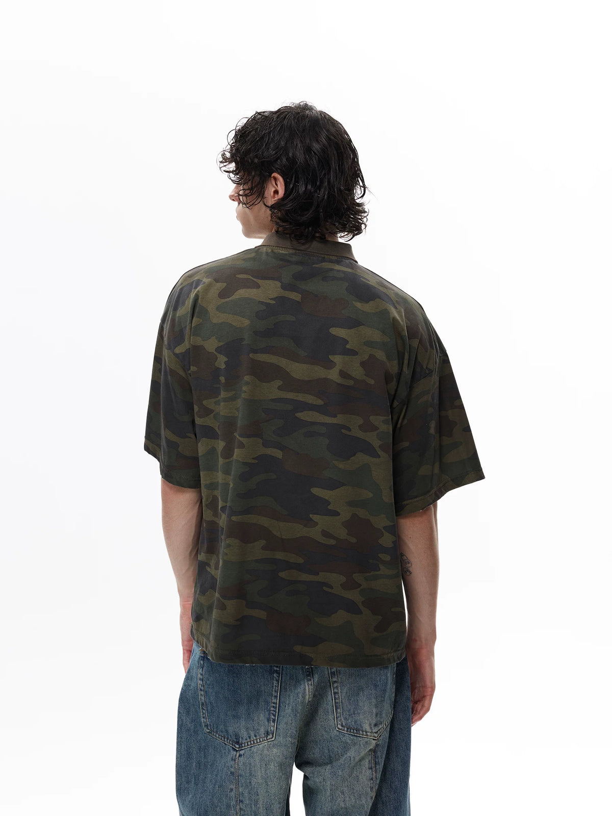 Everything Camo Polo Tee - Notkicks