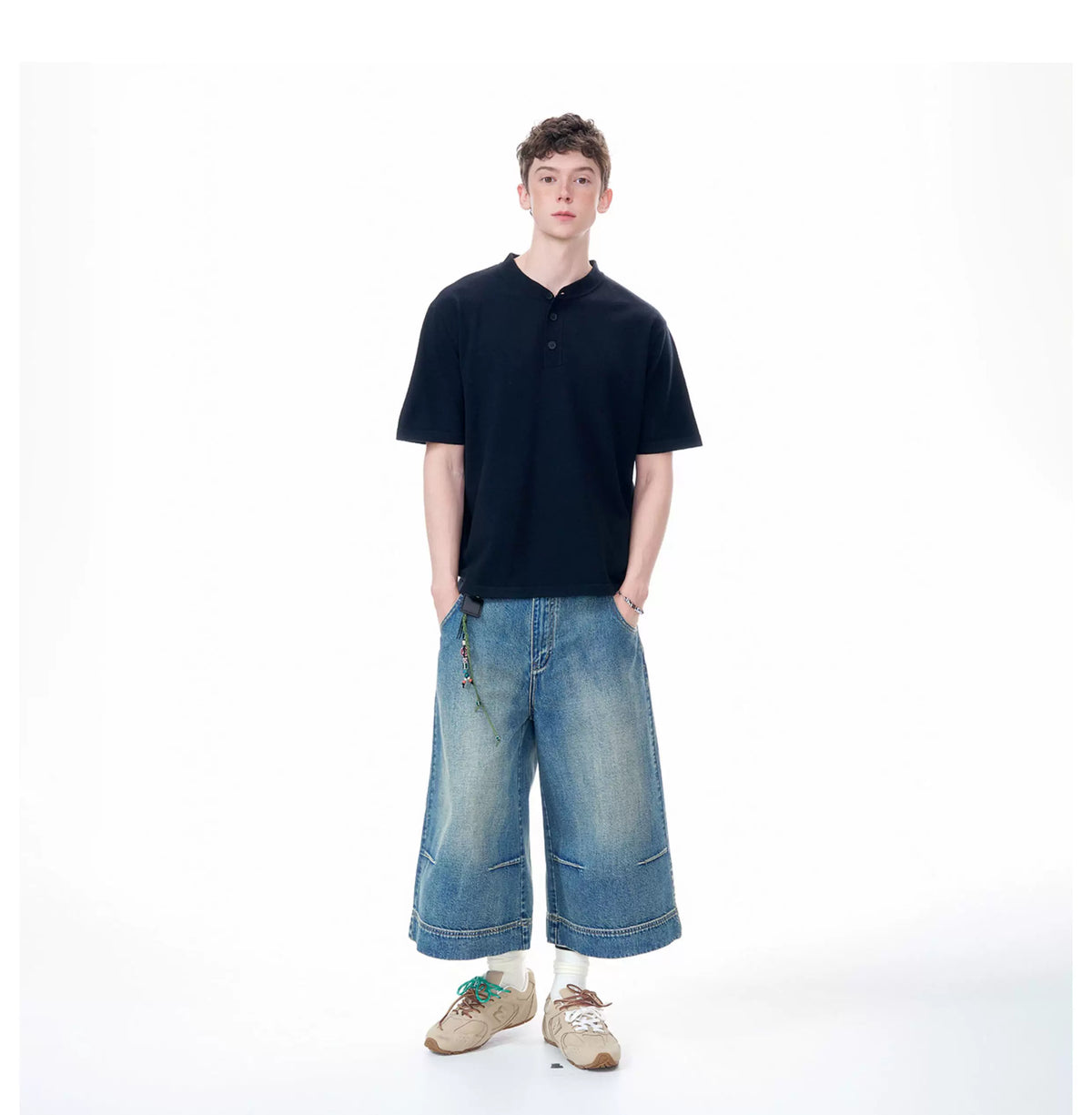 Cloudline Short-Sleeve Henley Tee - Notkicks