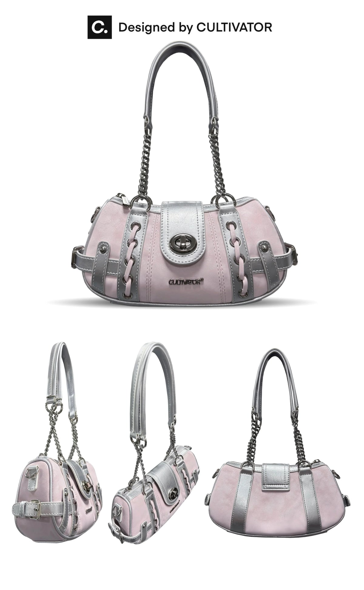 Y2K Chain Underarm Bag - Notkicks