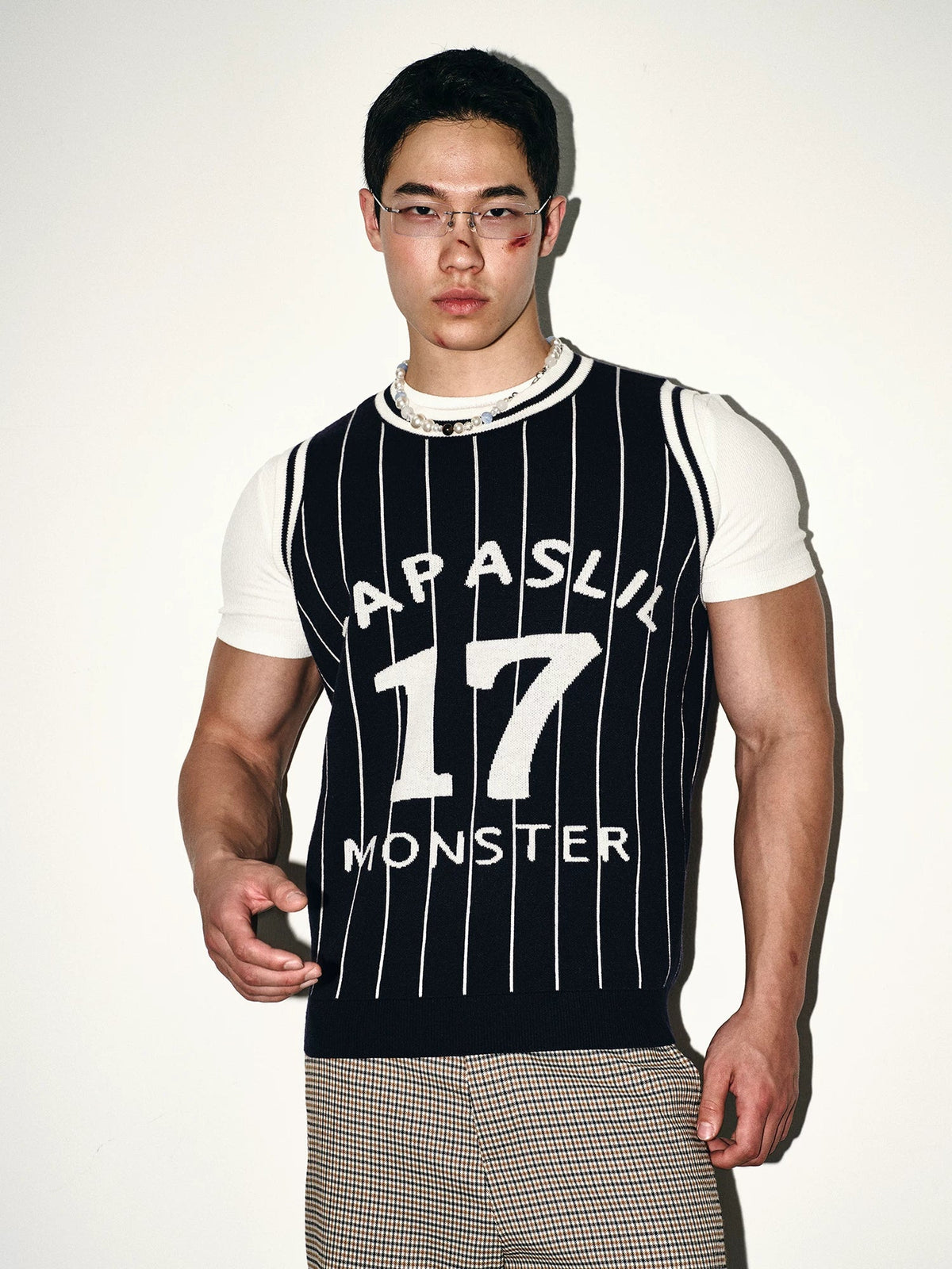 Pinstripe Knit Jersey Top - Notkicks