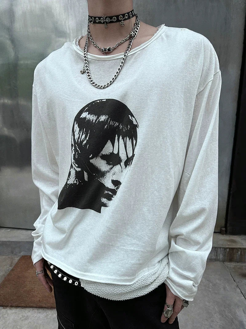 Vivid Void Portrait Longsleeve Tee - Notkicks