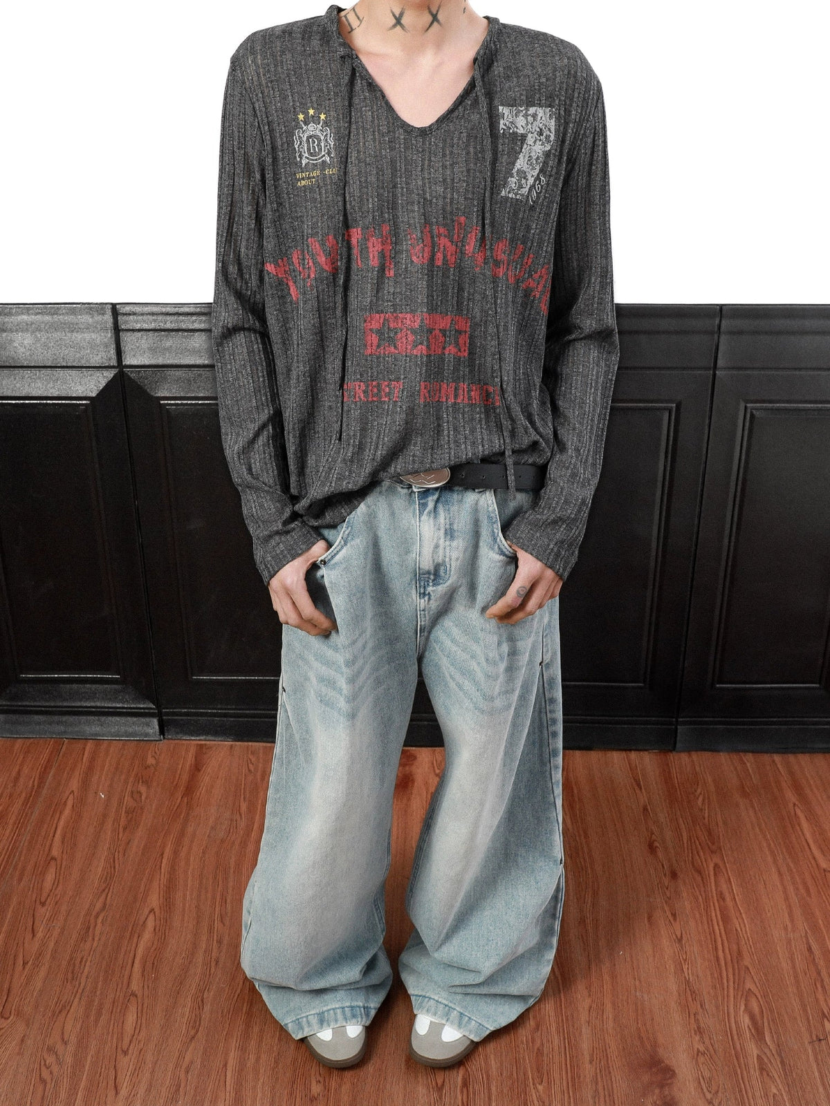 Grunge Street Runner Knit Top - Notkicks