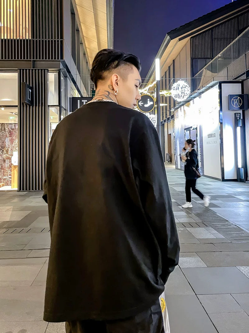 Essential Oversized Long‑Sleeve Tee - Notkicks