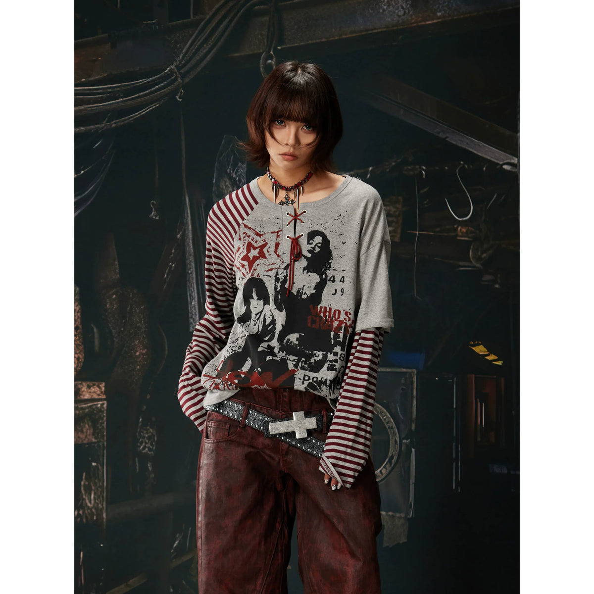 Riot Laced Revolt Graphic Layered Tee - Notkicks