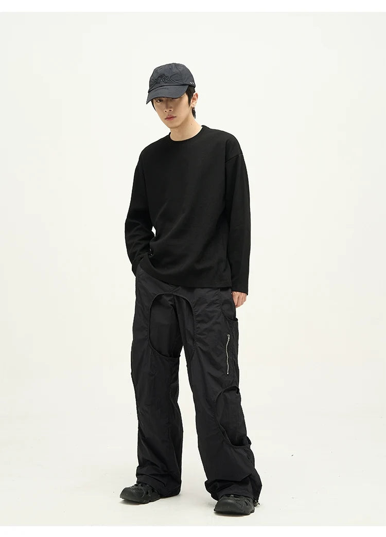 Long-Sleeve Crew Neck T-Shirt - Notkicks