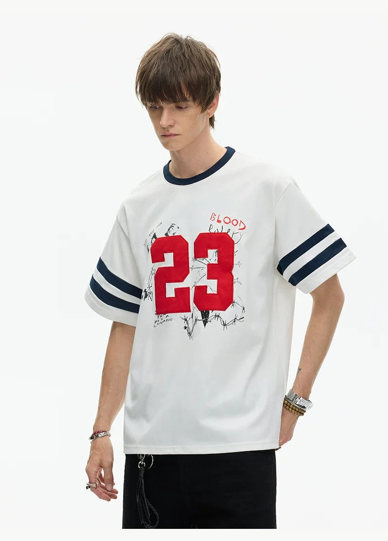 Blood Tour 23 Varsity Tee - Notkicks