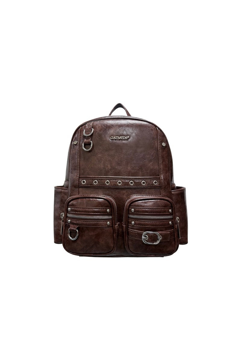 Waxed Leather Backpack - Notkicks