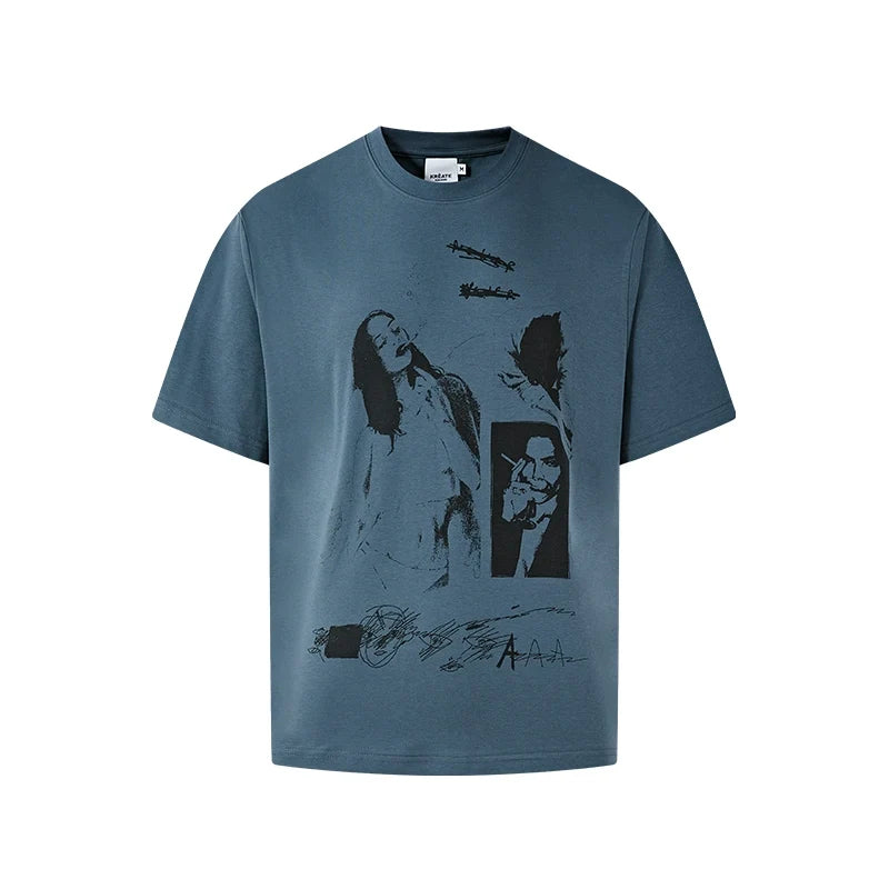 UPF 50+ Graphic Print T-Shirts - Notkicks